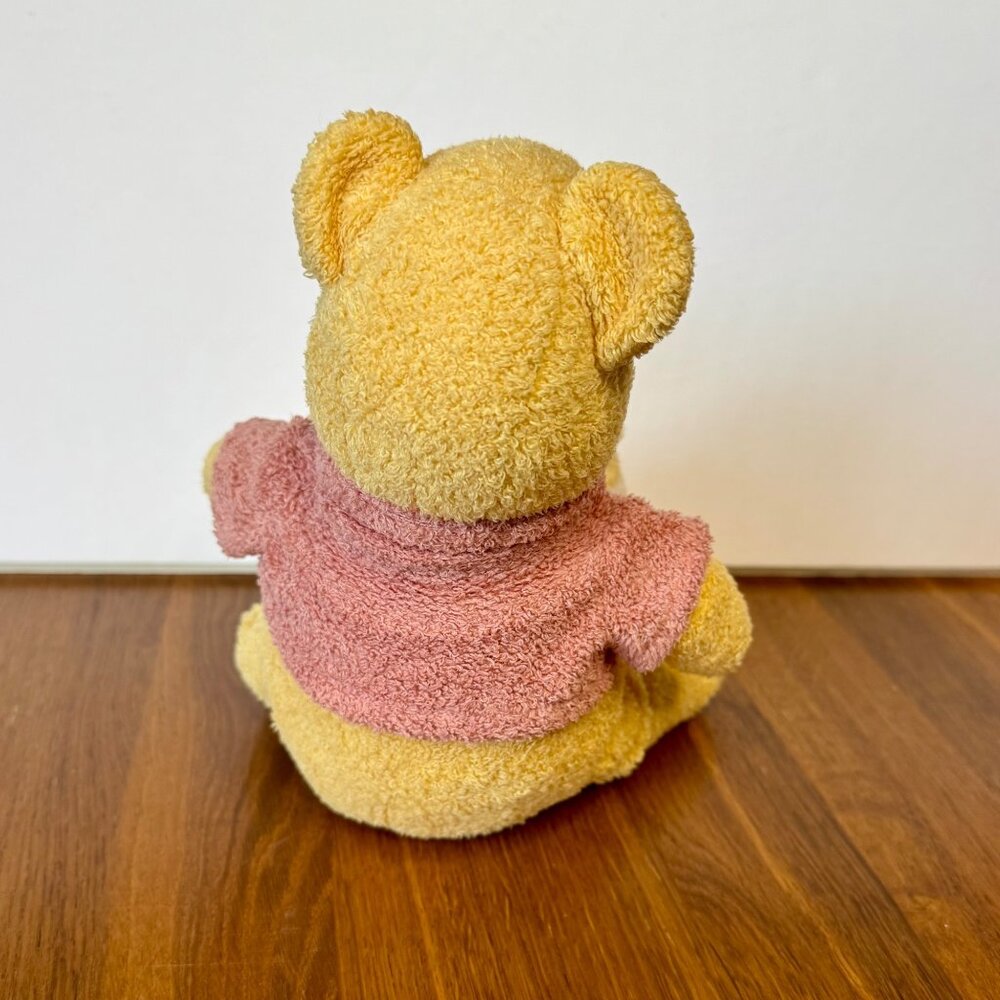 DISNEY Baby Winnie The Pooh Plush Toy Hunny Pot Bell Rattle Stuffed Animal Rare - Picture 5 of 9